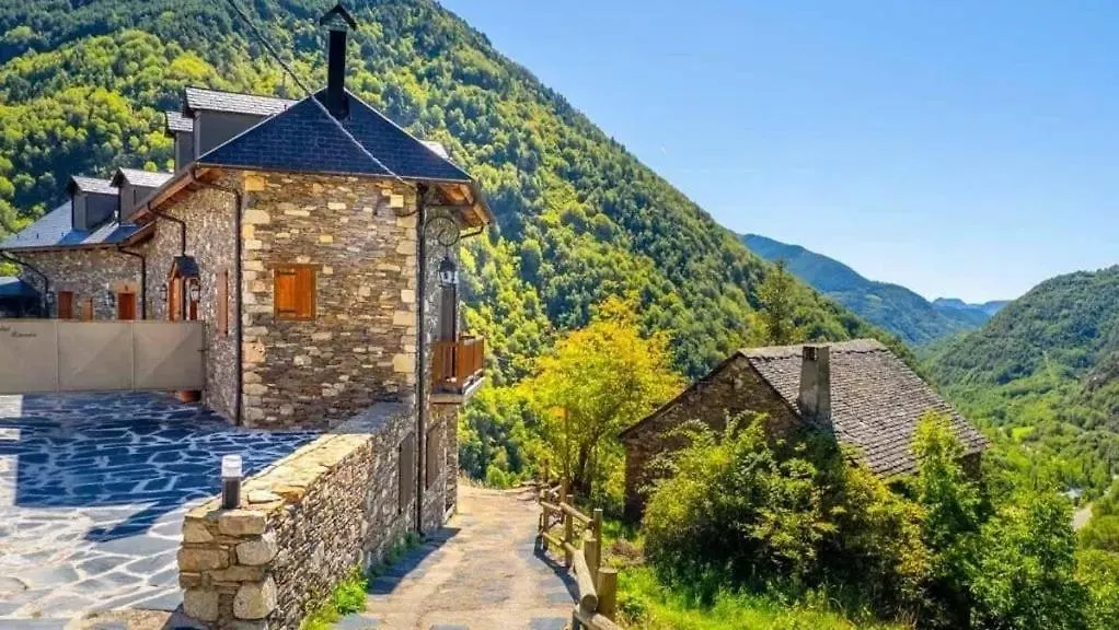 Casa Rustica Y Chic Con Chimenea Y Vistas Panoramicas De La Vall De Boi Cardet